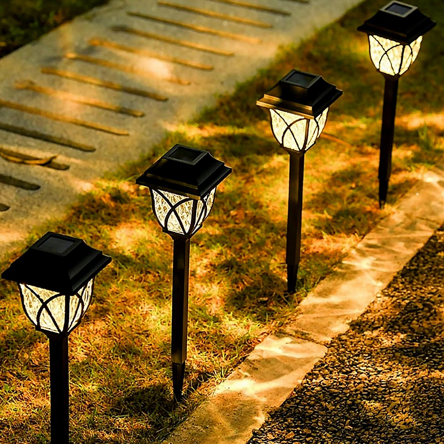 LED light in garden LED light in garden